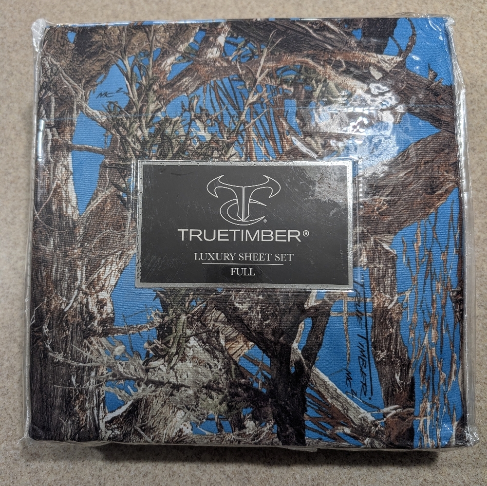 Truetimber McBlue Camouflage Full Sheet Set